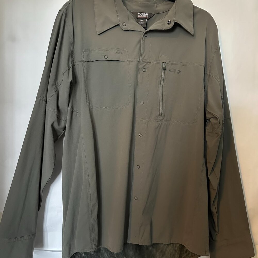 OUTDOOR RESEARCH Mens Long Sleeve Shirt LG